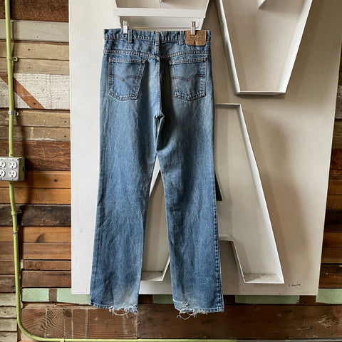 80’s Orange Tab Levi’s 517 - 31” x 33”