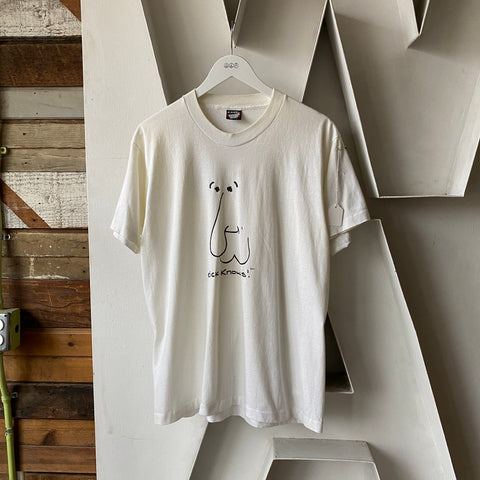 90's Dick Knows! Tee - XL