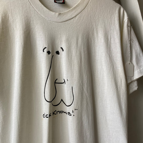 90's Dick Knows! Tee - XL
