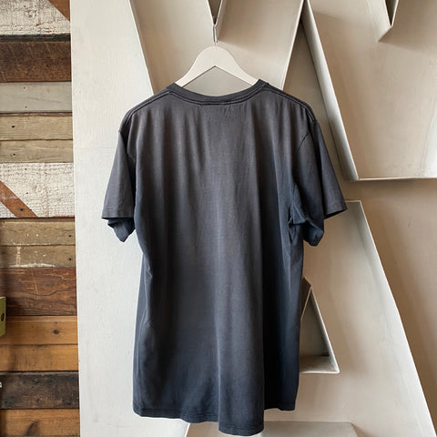 80's Faded Black Pocket - XL