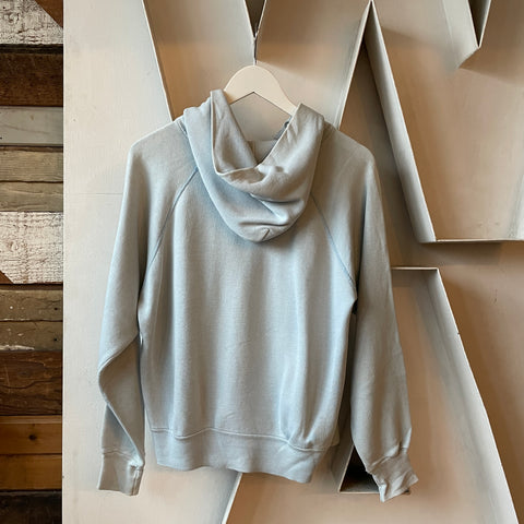 70’s Faded Light Blue Hoodie - Medium