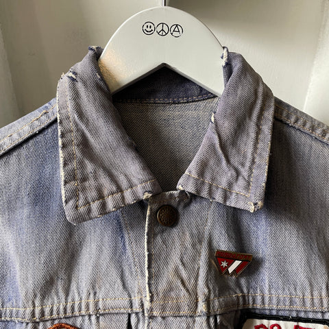 70’s Faded Selvedge Denim Jacket - Small