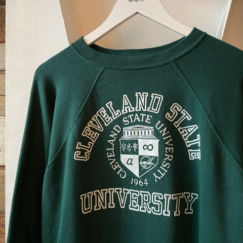 60's Cleveland State Raglan Sweatshirt - Large