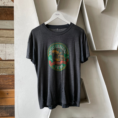 80’s Paper Thin Beer T-Shirt - Medium