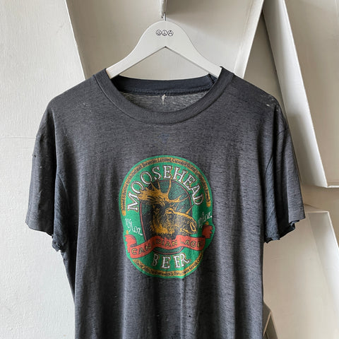 80’s Paper Thin Beer T-Shirt - Medium