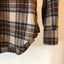 80's Wool Plaid Flannel Shirt - Large