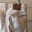 80's White Levi's Tapered Fit -  28 x 28