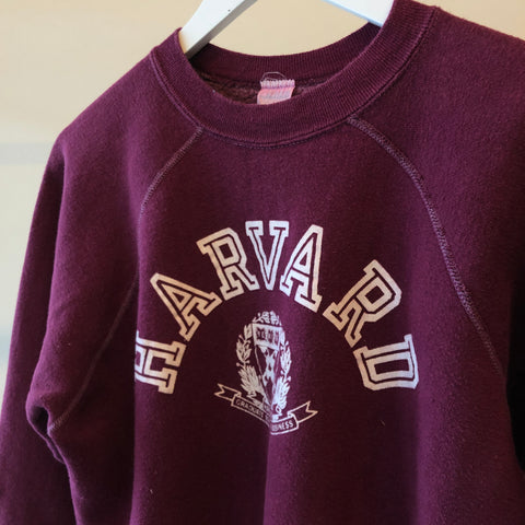 70's Harvard Champion Blue Bar Sweatshirt - Small
