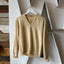 60's V-neck Cashmere Sweater - Large