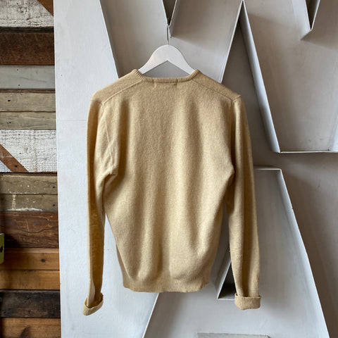 60's V-neck Cashmere Sweater - Large