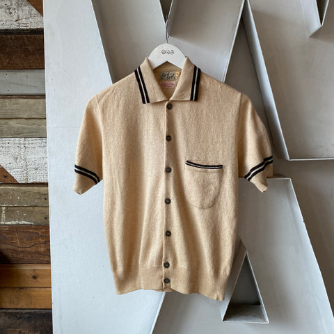 60's Knit Button-Up - Small