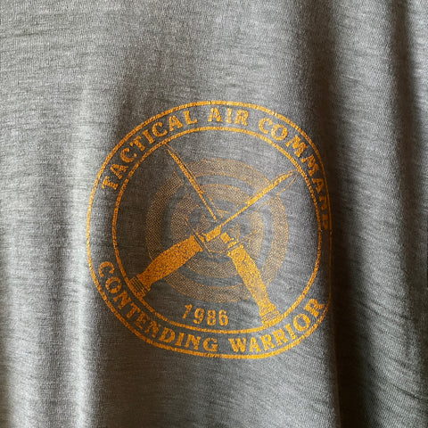 80's Paper Thin Tactical Air Command Tee - Large