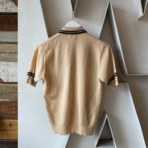 60's Knit Button-Up - Small