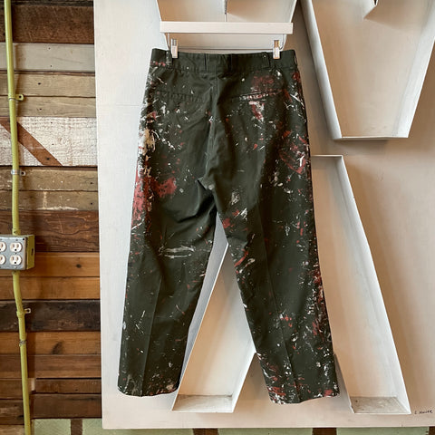 70’s Painted Trousers - 31” x 27”