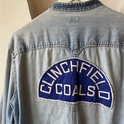 70’s Thrashed Denim Shirt - Large