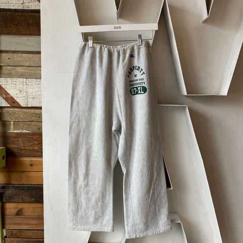 80's PSU Reverse Weave Sweatpants - Small