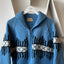60’s Blue Striped Cowichan - Large