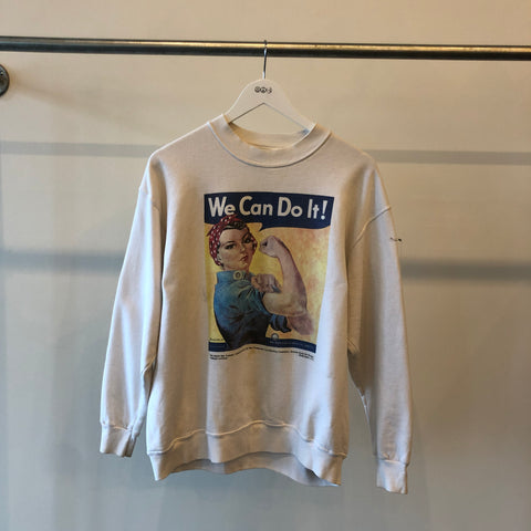 90's We Can Do It Crewneck - XL