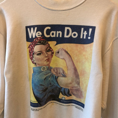 90's We Can Do It Crewneck - XL