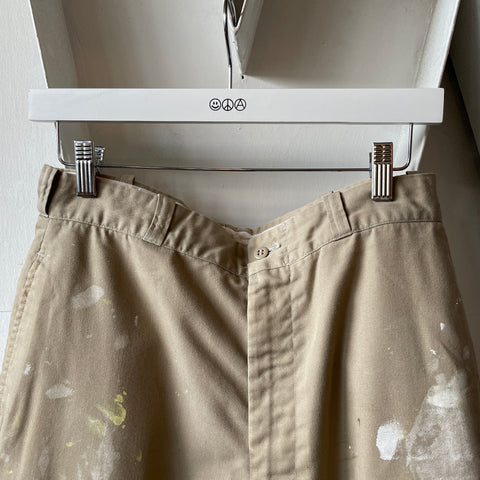 70’s Painted Military Chinos - 30” x 27”