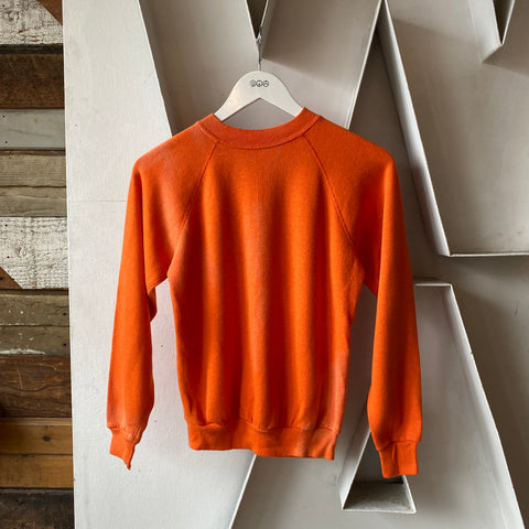 70's Sun-Faded Raglan Sweatshirt - Small