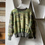 70’s Camo Quilted Sweatshirt - Large
