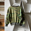 70’s Camo Quilted Sweatshirt - Large