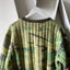 70’s Camo Quilted Sweatshirt - Large