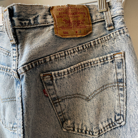 80’s Levi’s Acid Washed 501 - 32” x 29”