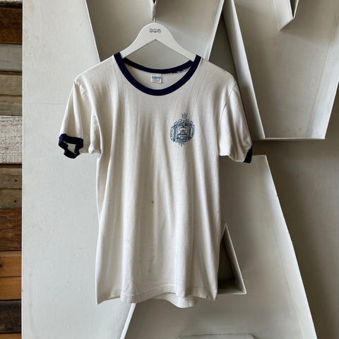 70’s Champion Blue Bar Ringer - Medium