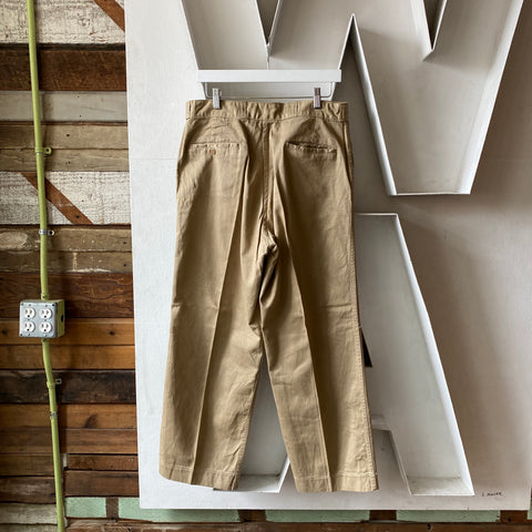 50's Army Khakis - 33” x 28”