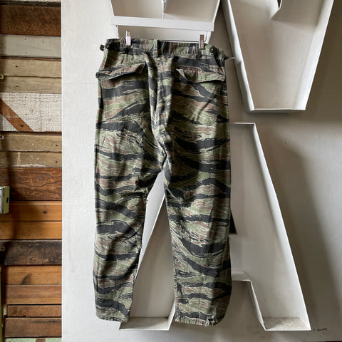 80’s Thrashed Tiger Camo Pants - 32” x 26.5”