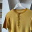 70's Two Tone Ringer Henley Tee - Medium