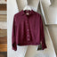 60’s Sears Cropped Rayon Shirt - Small