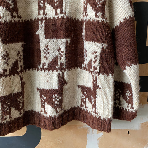 Llama Sweater - Large