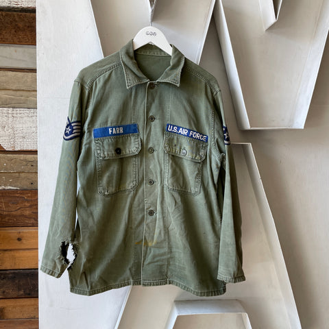 60’s OG-107 Air Force Button Up - Large