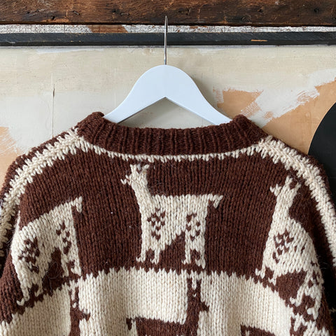 Llama Sweater - Large