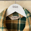 70's Woolrich Flannel Green - Large