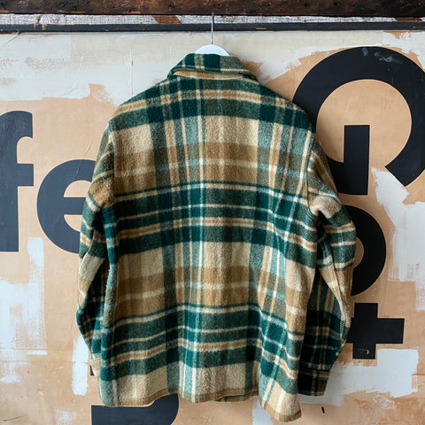 70's Woolrich Flannel Green - Large