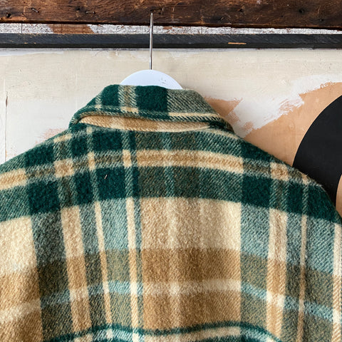 70's Woolrich Flannel Green - Large