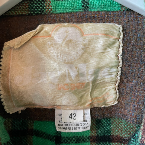 60’s Jay Mac Wool Flannel - Large