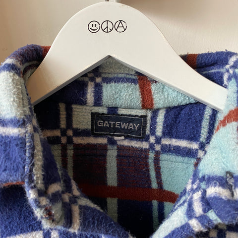 60's Heavy Cotton Flannel - Large