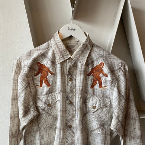 70's Sasquatch Western Shirt - Large