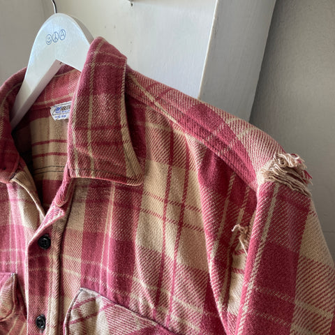 70's Cotton Flannel - Large