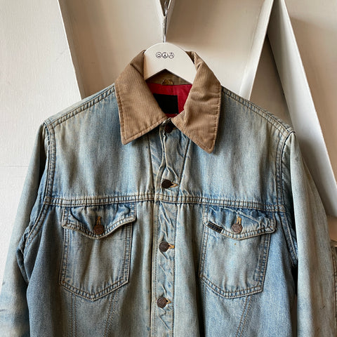 70’s Roebucks Lined Denim Jacket - Medium
