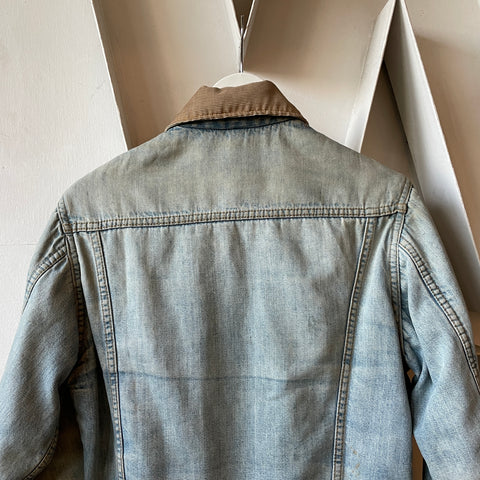 70’s Roebucks Lined Denim Jacket - Medium