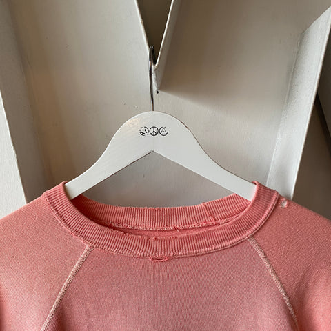 60's Pink Lemonade Raglan Sweatshirt - Large