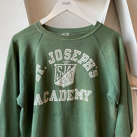 70’s Champion Blue Bar Gusset Crew - Large