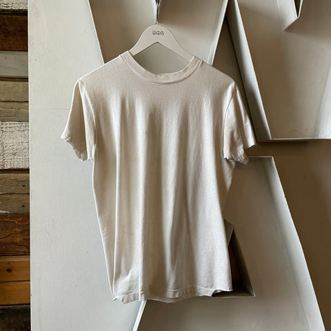 80’s Blank White Tee - Medium