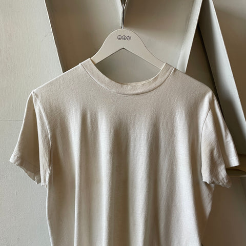 80’s Blank White Tee - Medium